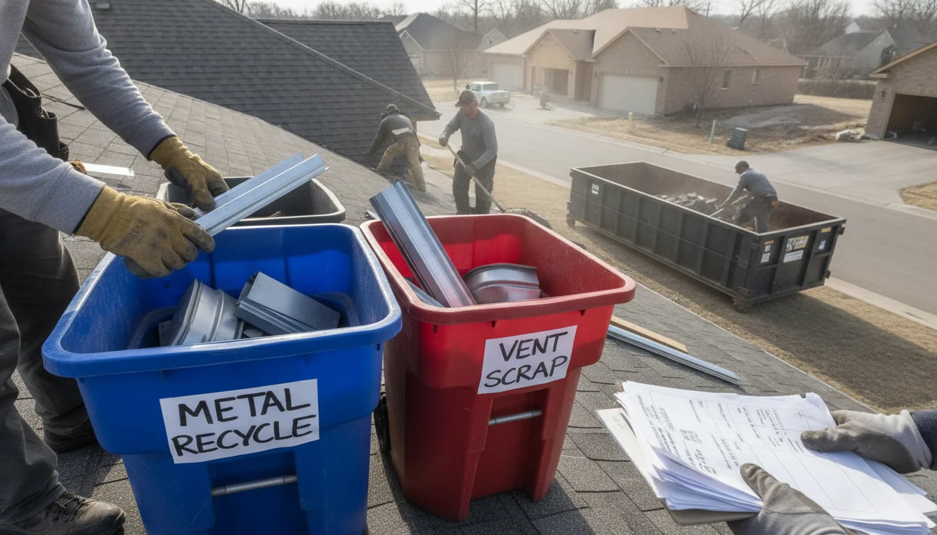 What a Roofing Debris Removal Service Includes After a Tear-Off